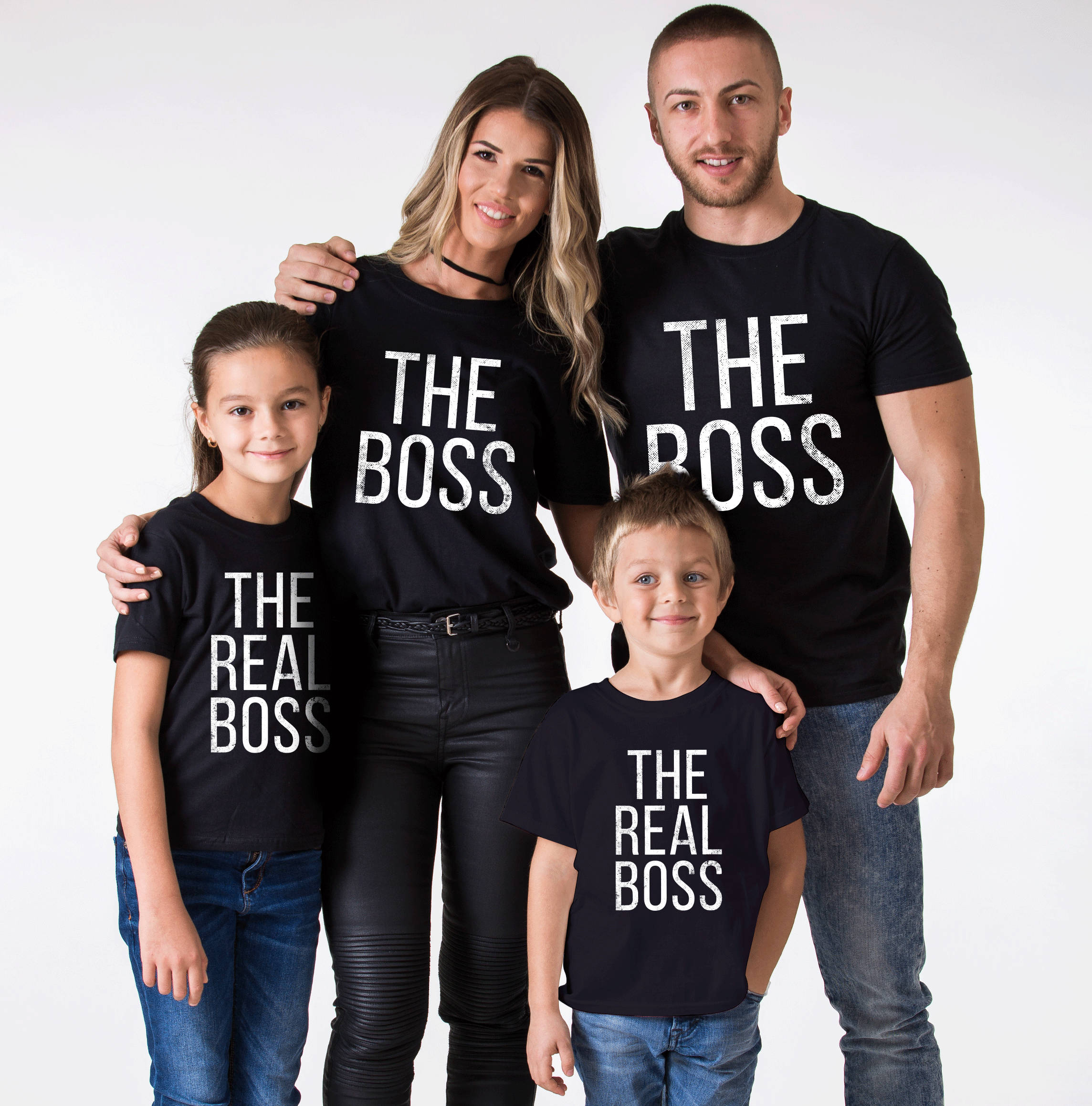 The Boss The Real Boss Shirts Family Matching Shirts The | Etsy