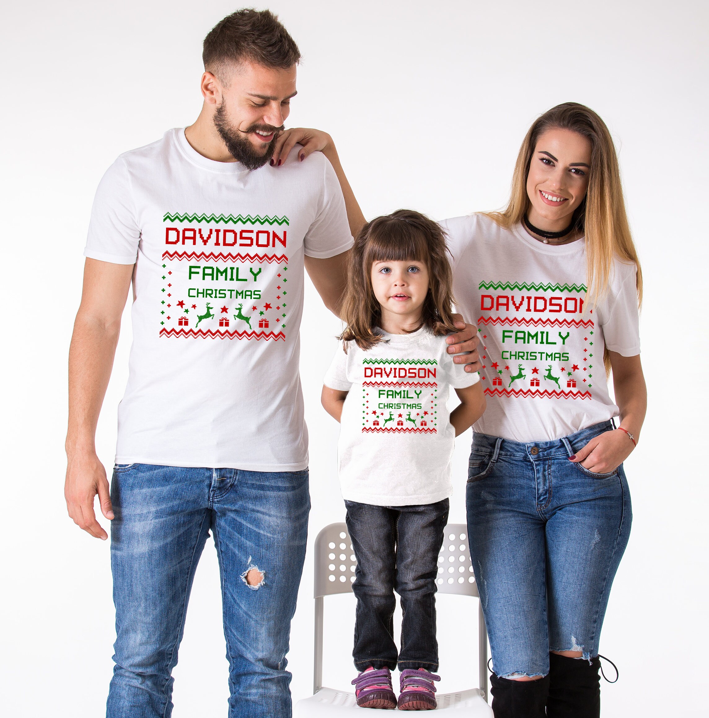 Ugly Christmas Shirts for Family Custom 