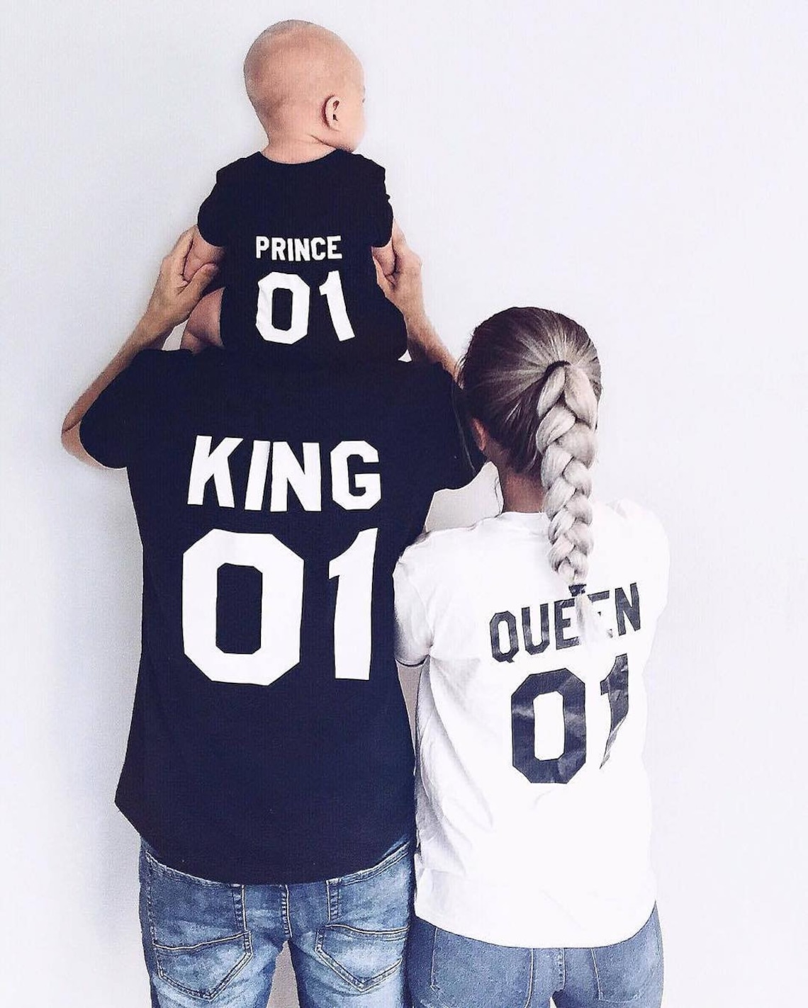 King and Queen Shirts King 01 Queen 01 Couples Tshirt King Etsy