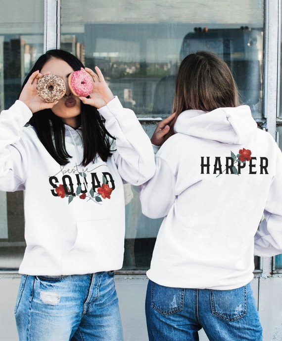 bestie matching hoodies