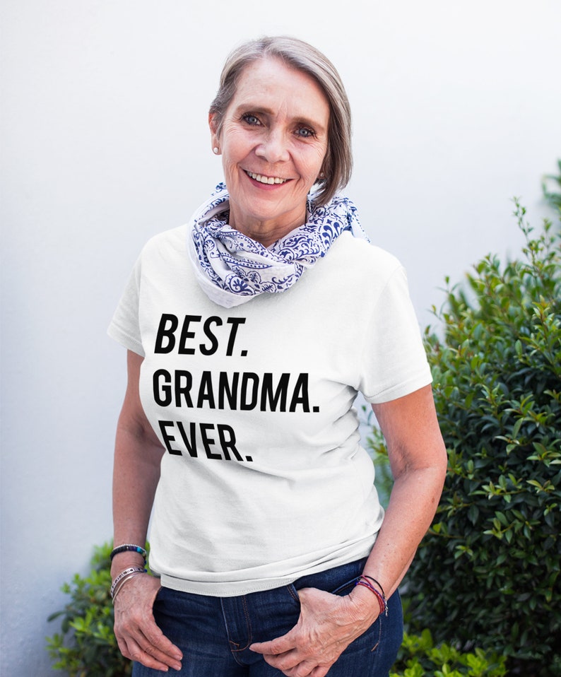 Best grandma ever shirt Best grandma ever tshirt Grandma Etsy
