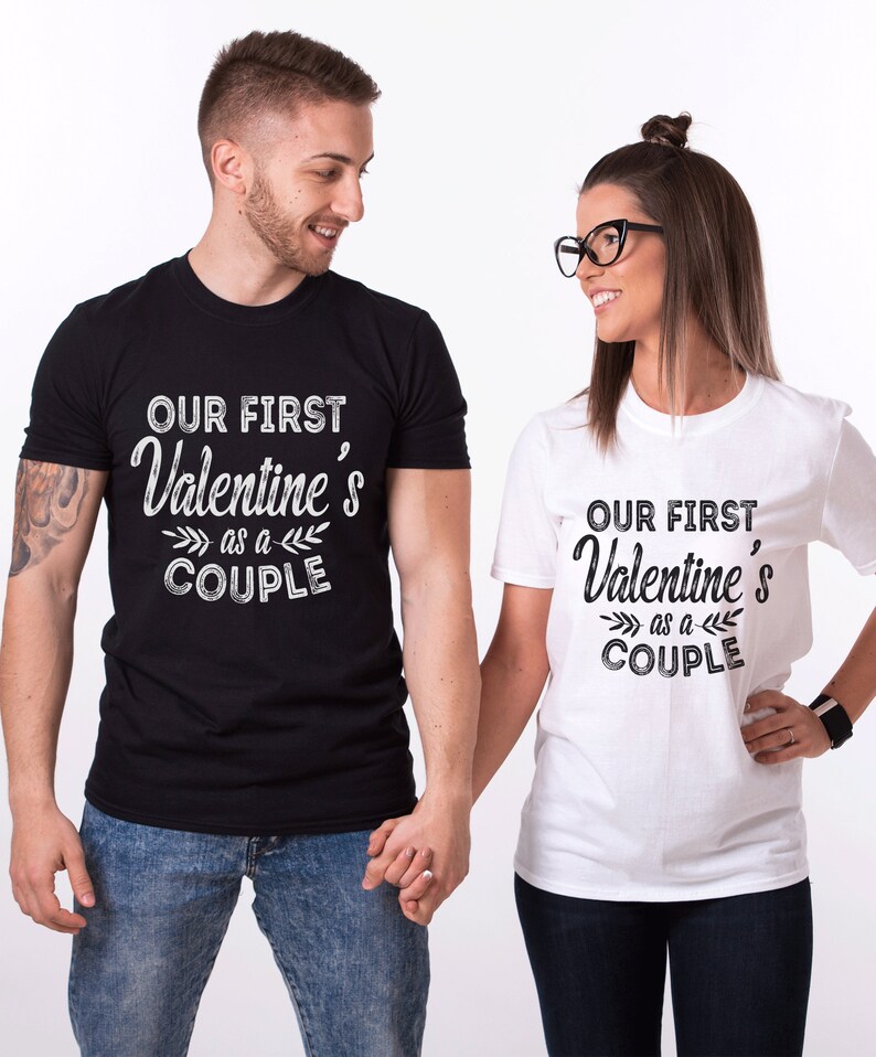 Download Our First Valentines Day as a Couple Valentines Day | Etsy