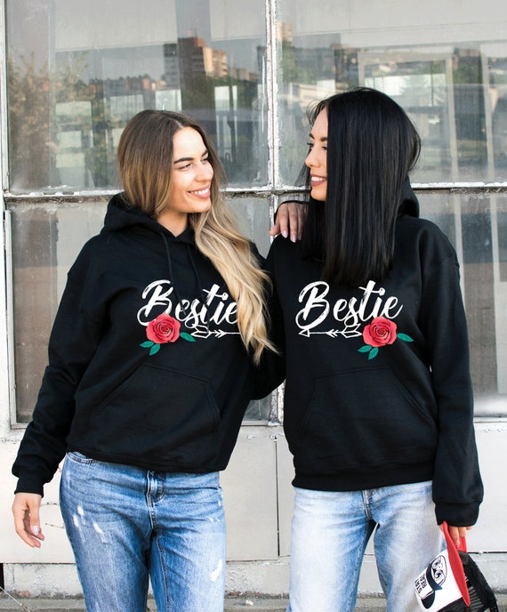 matching best friend hoodies