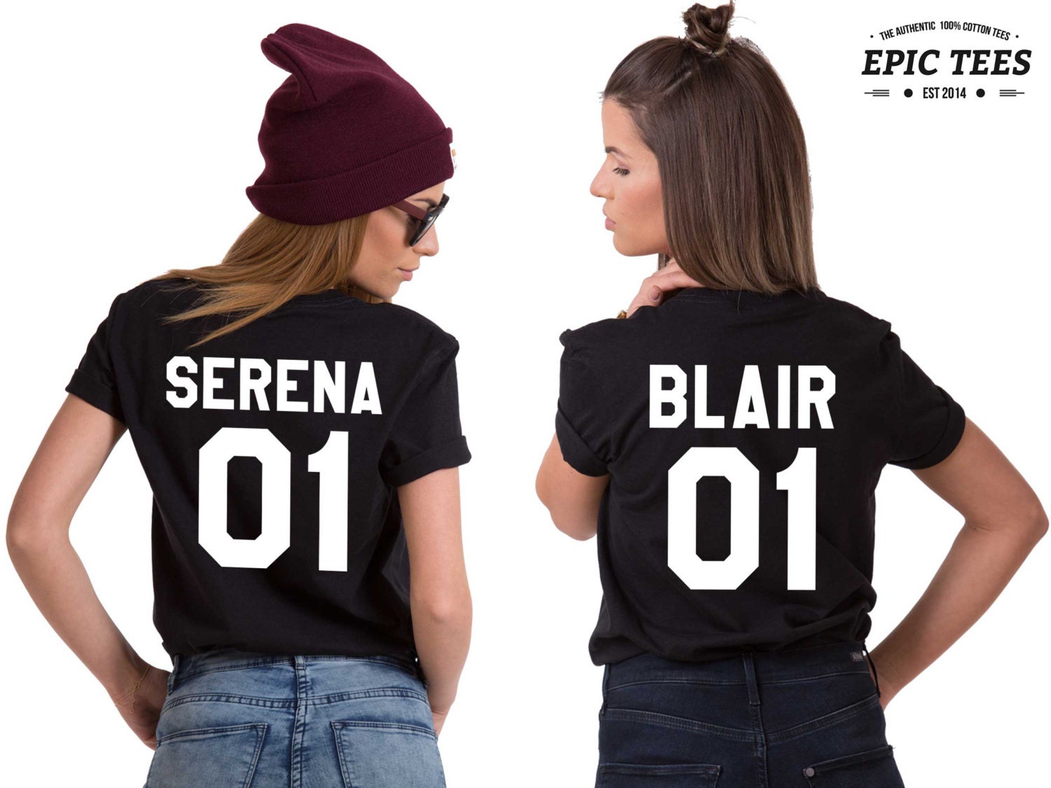 Serena 01 Blair 01 T-shirts Bff Shirts 