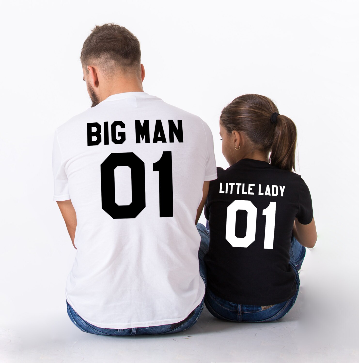Big Man Little Lady Father Daughter 