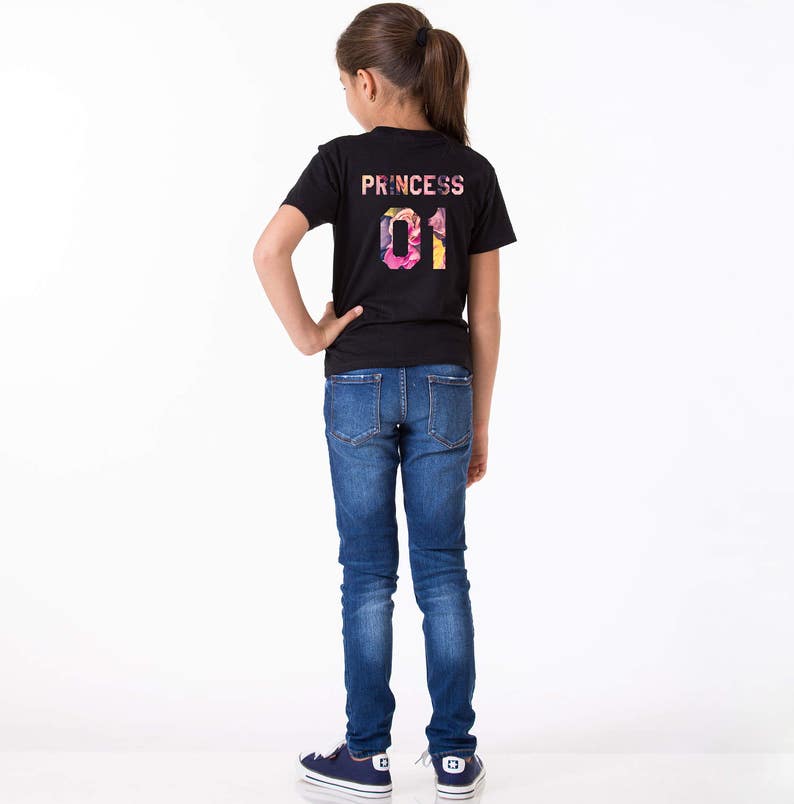 Set T-Shirt Coordinate Mamma Figlia Figlio "Queen Bee & Little Honey" – Magliette In Cotone Bianco Gildan