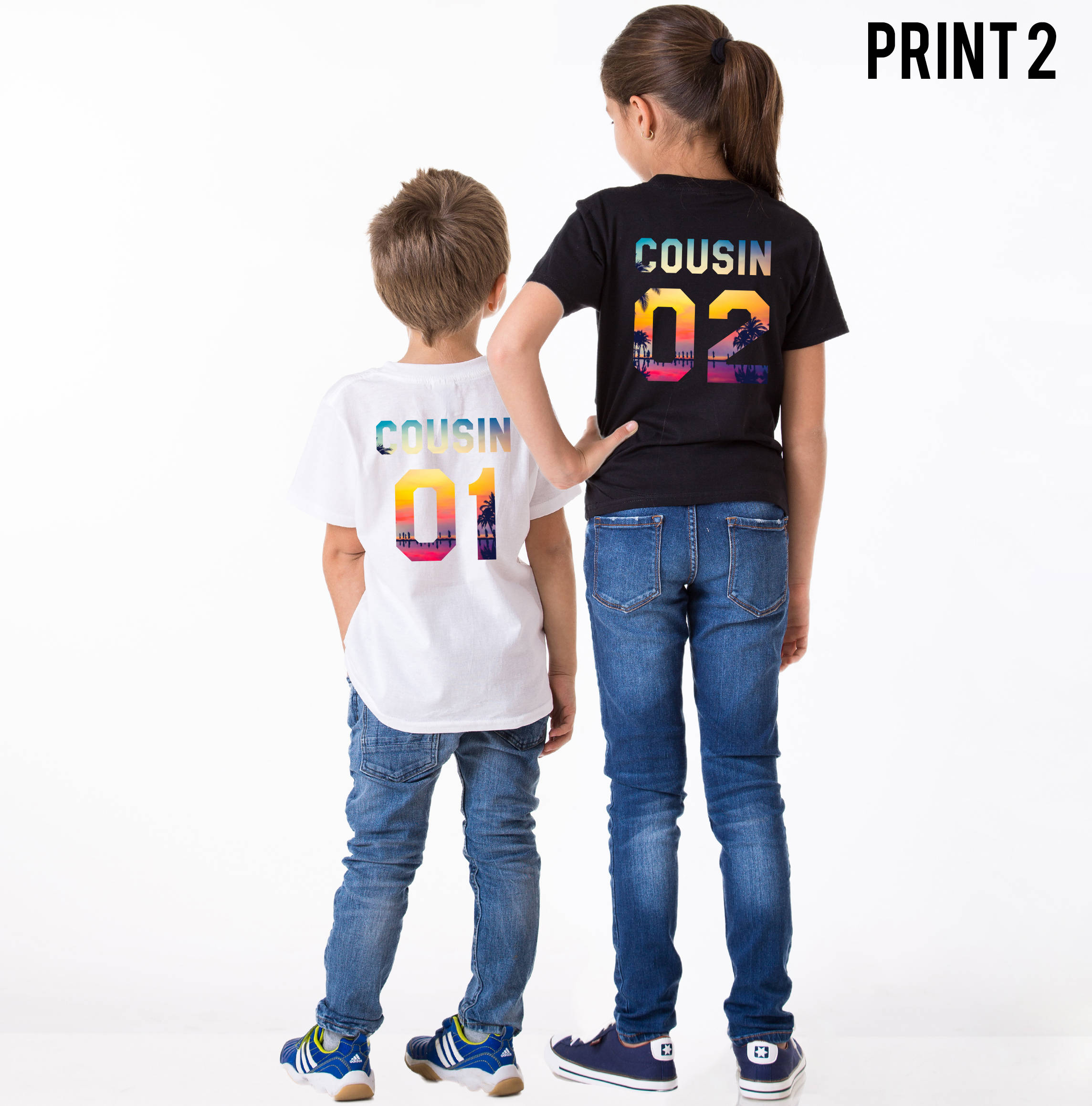 Cousin 01 Cousin 02 Kids Shirts Cousins Kids Shirts Matching | Etsy