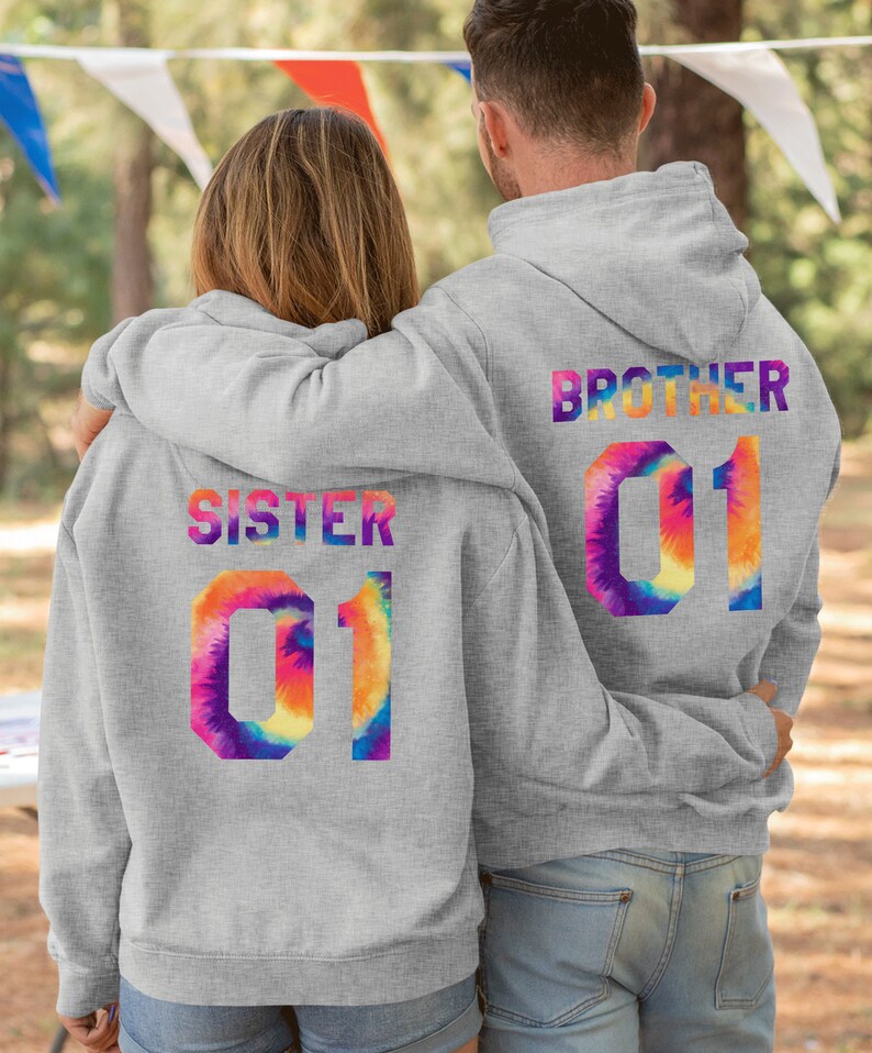 Brother Sister Matching Hoodie Gift for Brother Matching Etsy