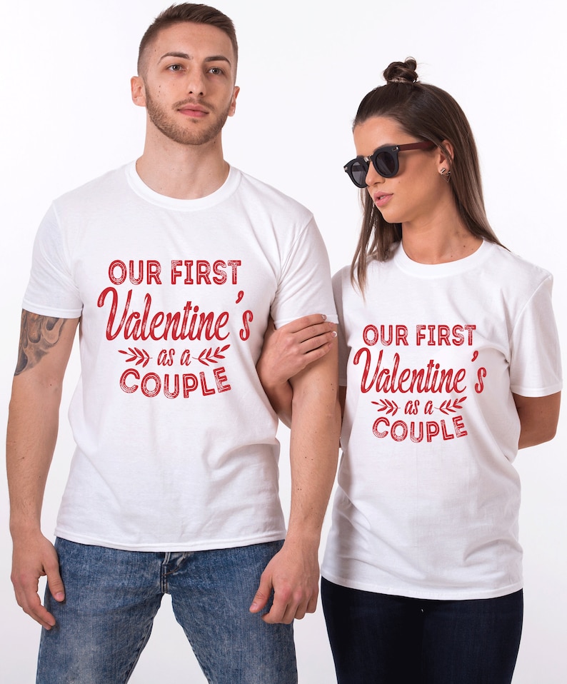 Download Our First Valentines Day as a Couple Valentines Day | Etsy