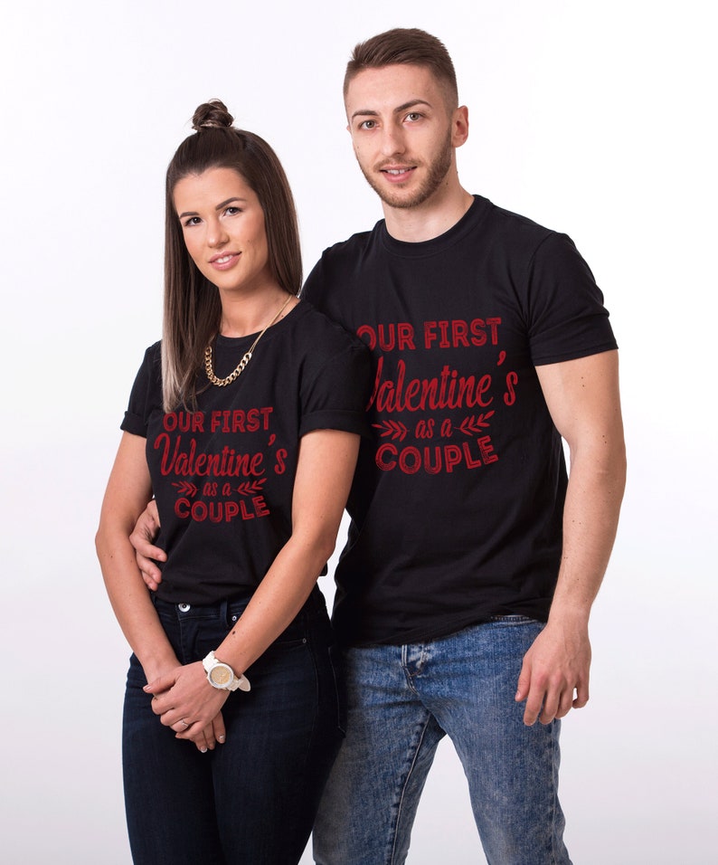 Download Our First Valentines Day as a Couple Valentines Day | Etsy