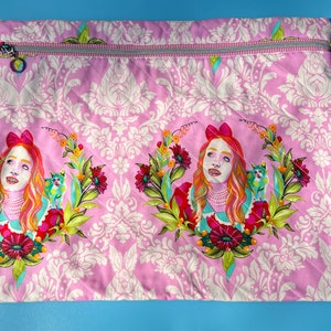 Tula Pink Project Bag - fully lined and padded for all your sewing needs.