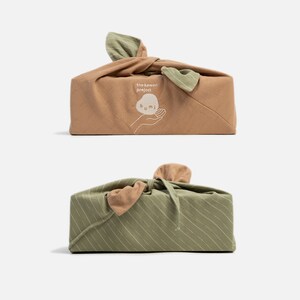 GoodKawan Project/ Bumi Reversible Furoshiki Tote Chino