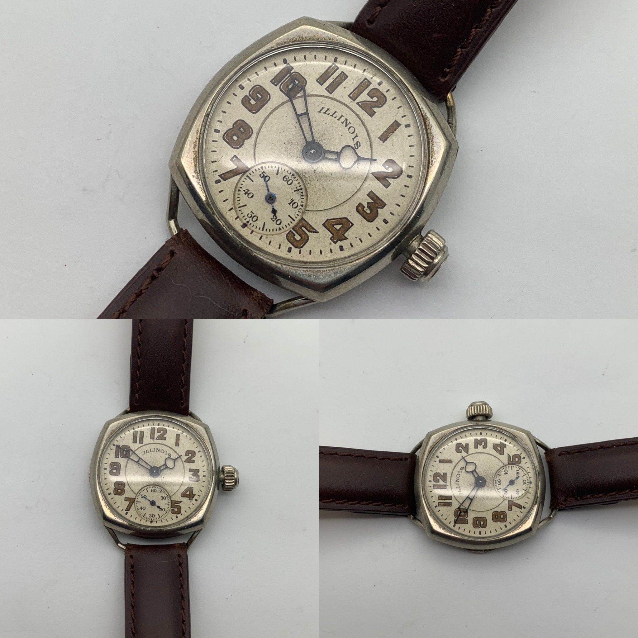 1932 3/0 Illinois 17 Jewel in solid Nickel Case