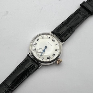 1901 Waltham Riverside Maximus: 19J Rare Movement, Sterling Silver Case, Roman Numeral Dial
