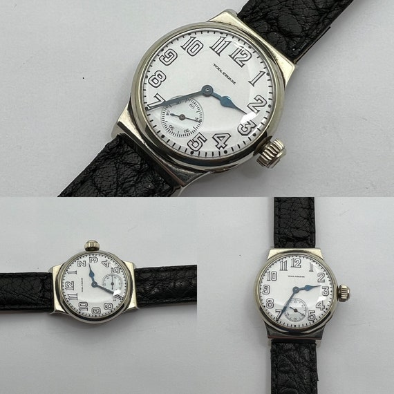 1915 Waltham WW1/Trench Watch, Rare 16 Jewel Move… - image 2