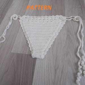 Crochet Bikini Pattern, Crochet Bikini Bottom Pattern,