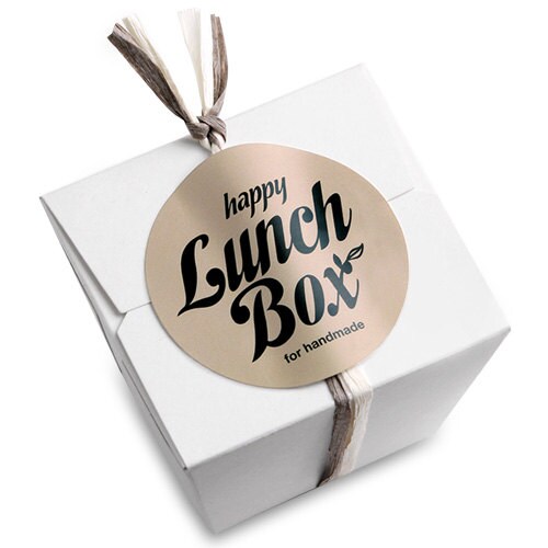 10 x Lunchbox Labels / Happy Lunch Box Stickers / Handmade Etsy