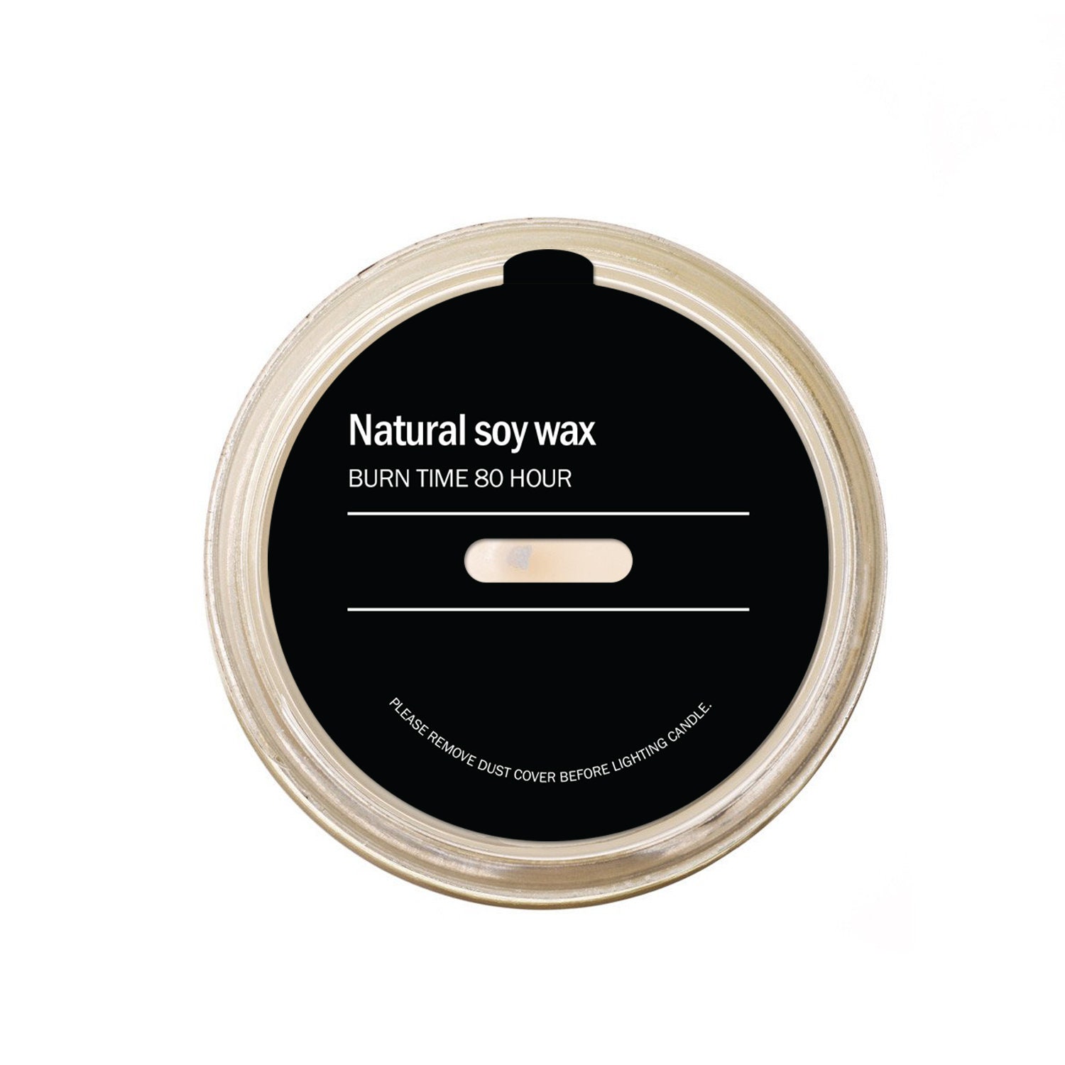 500 x Custom Candle Dust Cover Stickers / Candle dust cover Etsy