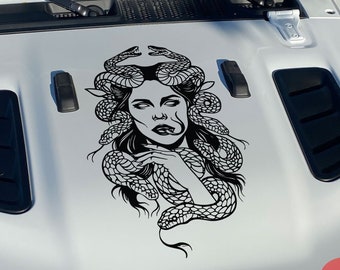 Medusa Vinyl Decal for car truck or Jeep Wrangler - Gladiator