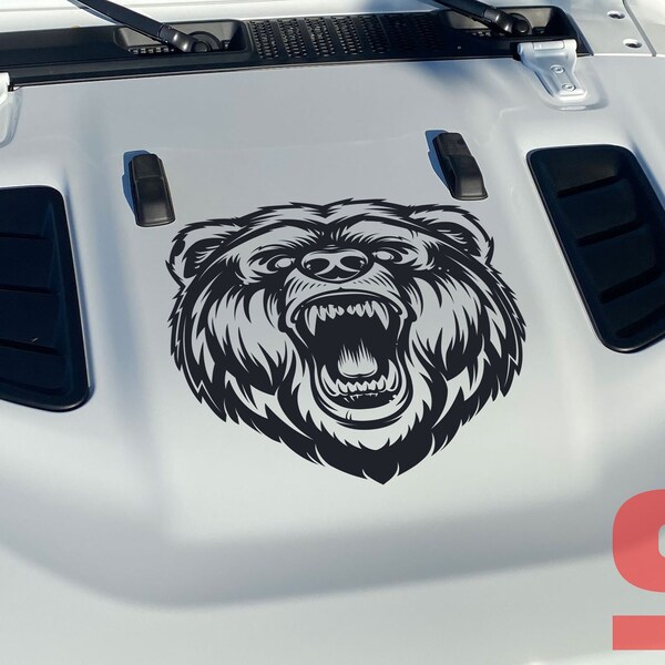 Black Bear Vinyl Decal - Etsy