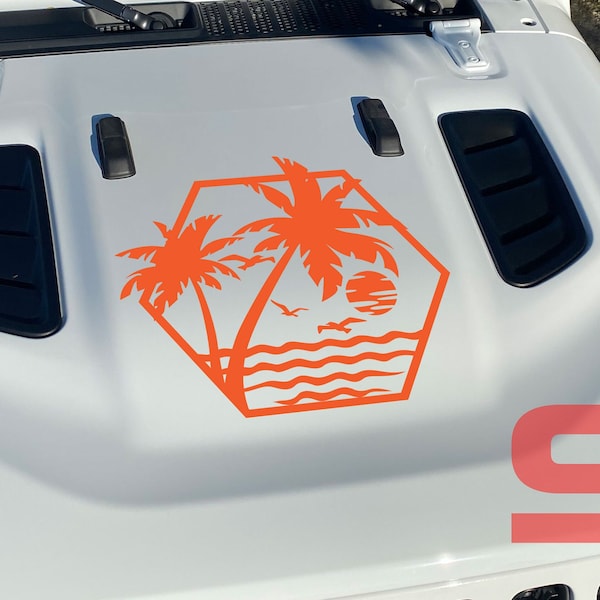 Jeep Beach Decal Etsy
