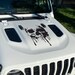 Dripping Skull Decal for Car Truck or Jeep Wrangler Accessories 