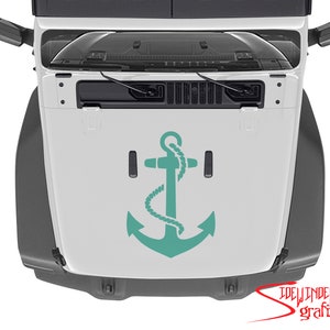 Anchor Vinyl Decal for car truck or Jeep Wrangler image 2