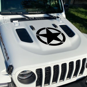 Military Decal Oscar Mike Army Star Fits Jeep Wrangler or Gladiator image 1