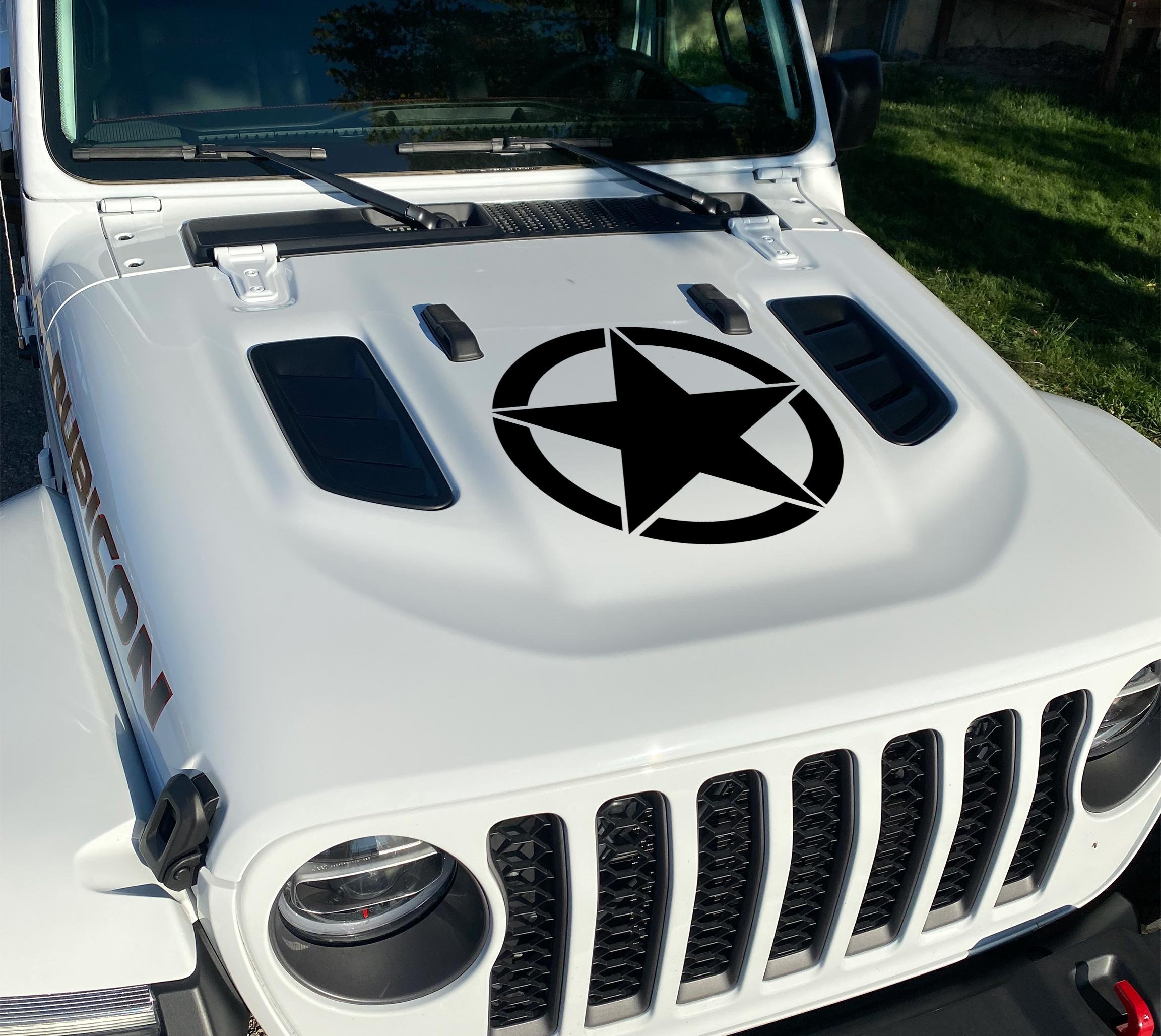 Military Decal Oscar Mike Army Star Fits Jeep Wrangler or - Etsy