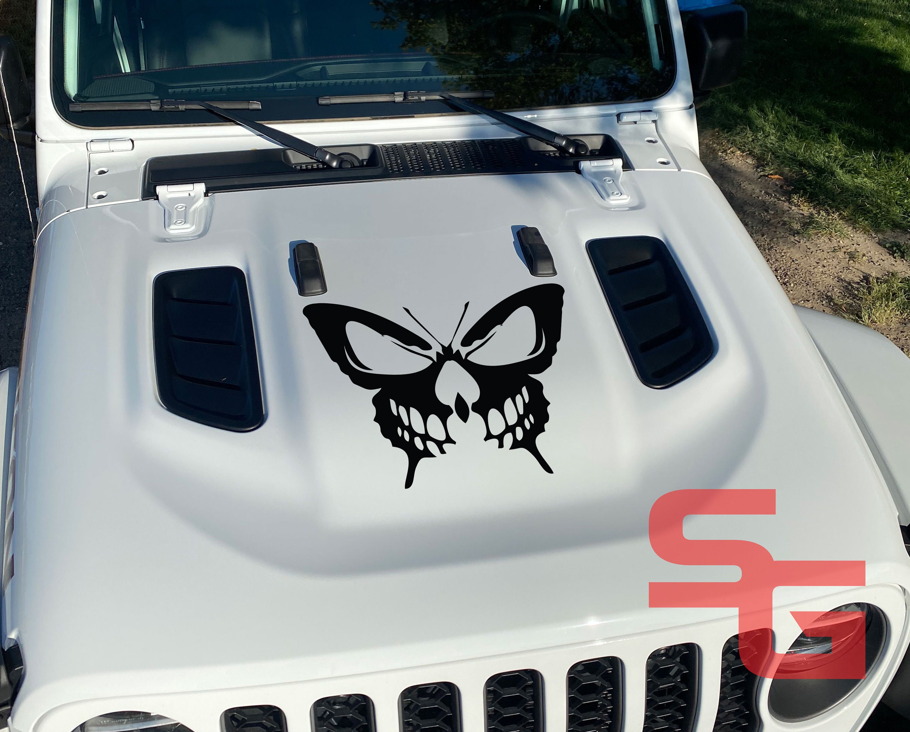 Jeep Skull Decal 