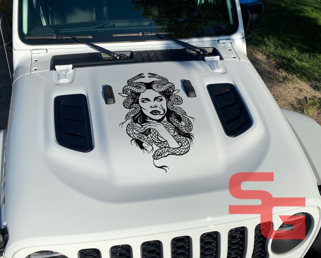 Medusa Vinyl Decal for Car Truck or Jeep Wrangler Gladiator Etsy