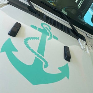 Anchor Vinyl Decal for car truck or Jeep Wrangler image 1