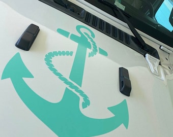 Anchor Vinyl Decal for car truck or Jeep Wrangler