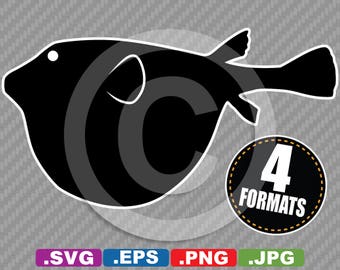 Download Puffer Fish Svg Etsy