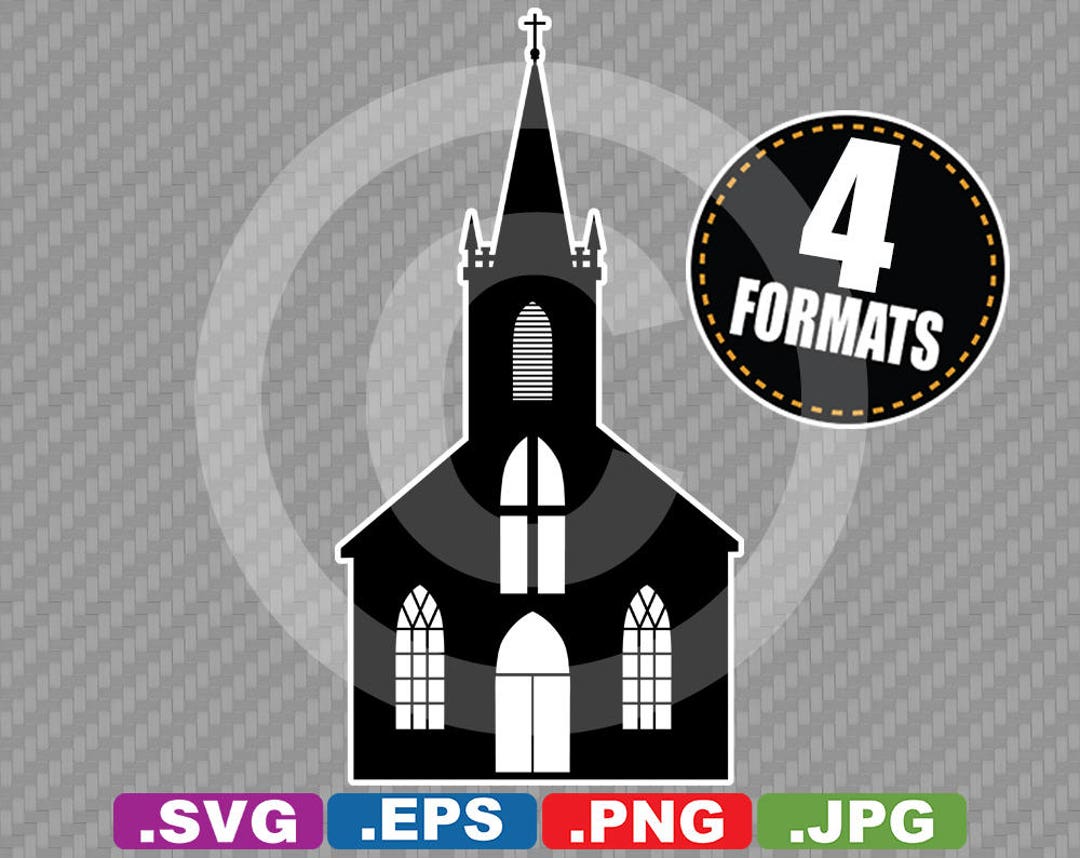little white church clipart png