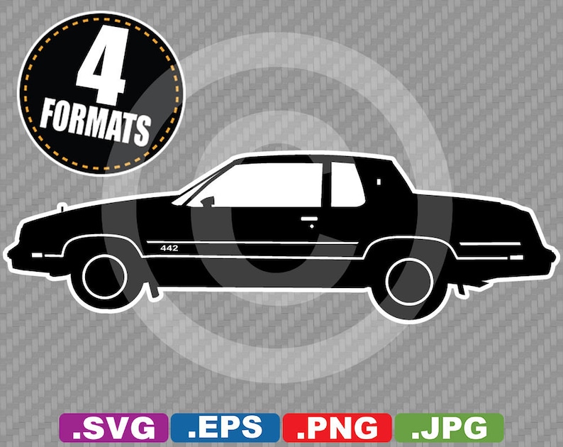 Download 1987 Classic / Antique Car Clip Art Image SVG cutting file ...