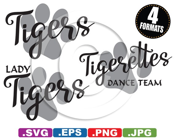 Tigers/lady Tigers/tigerettes Sports/dance Team Name SVG | Etsy