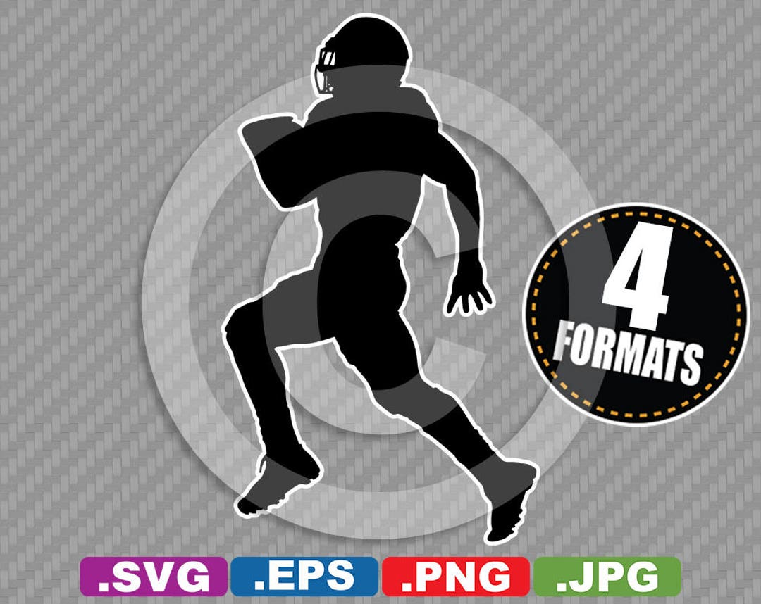 Youth Football Clip Art Image SVG Cutting File Plus Eps Etsy