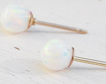 opal earrings stud,opal earrings gold,blue opal earrings,opal studs,white opal earrings,minimalist earrings,dainty earrings,tiny opal studs