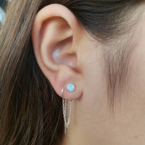 Two Hole Earrings Etsy