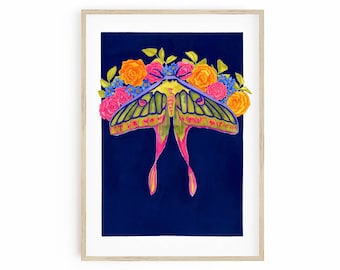 Luna Moth or Lunar Moth