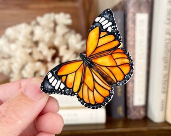 Set of 12 Postcards Monarch Winged Insects Kraft Cards 4.25 x 5.5 Post Cards Stationery Cute Bug Cards Invitations BEAUTIFUL BUTTERFLIES