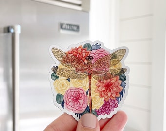 Dragonfly Fridge Magnet, Kitchen Refrigerator Decorative Magnet, Car