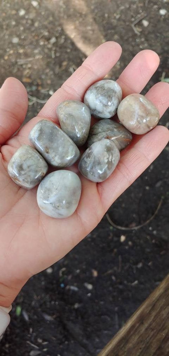 Grey Gemstones Gray Quartz Crystal Meaning Lepidolite, Gray