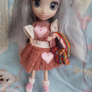 Clothes and shoes for pullip, shibajuku or any 13 inch similar shape dolls.