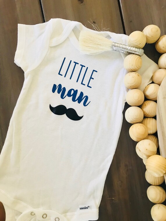 mustache onesie
