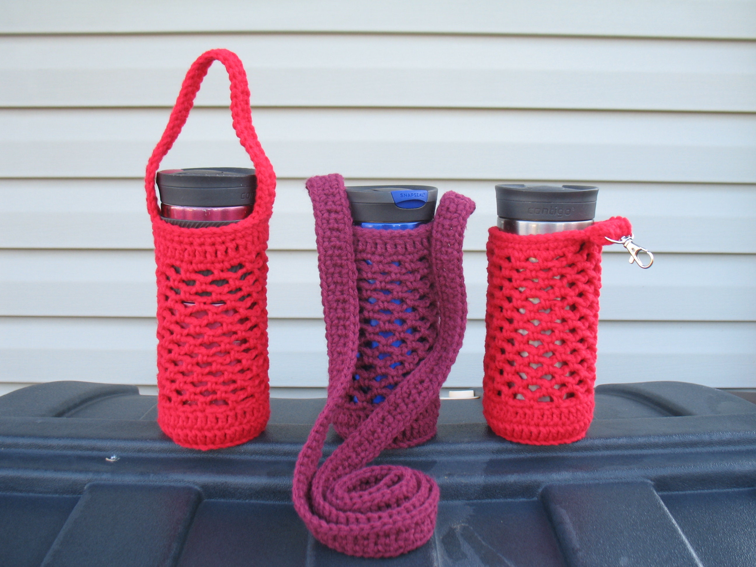 cross body water bottle sling