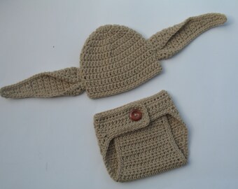 Twin Baby House Elf Costume/ Crochet 