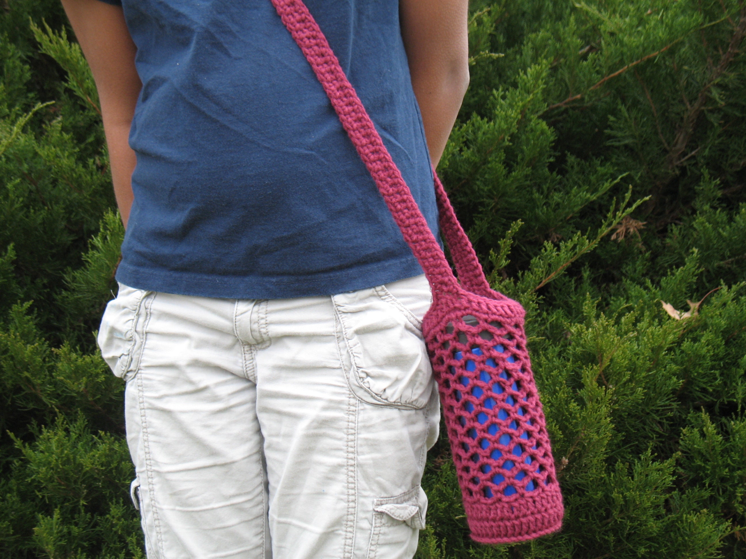 cross body water bottle sling