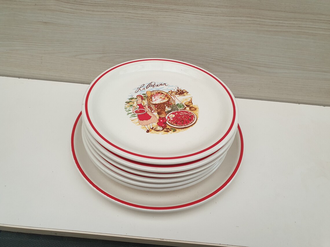 Set Di 3 Piatti Pizza Amore In Ceramica - Piatti Grandi Per Pizza Da 31,5 Cm Con Decorazione Cuore - Perfetti Per Torte E Portate - Foto 12
